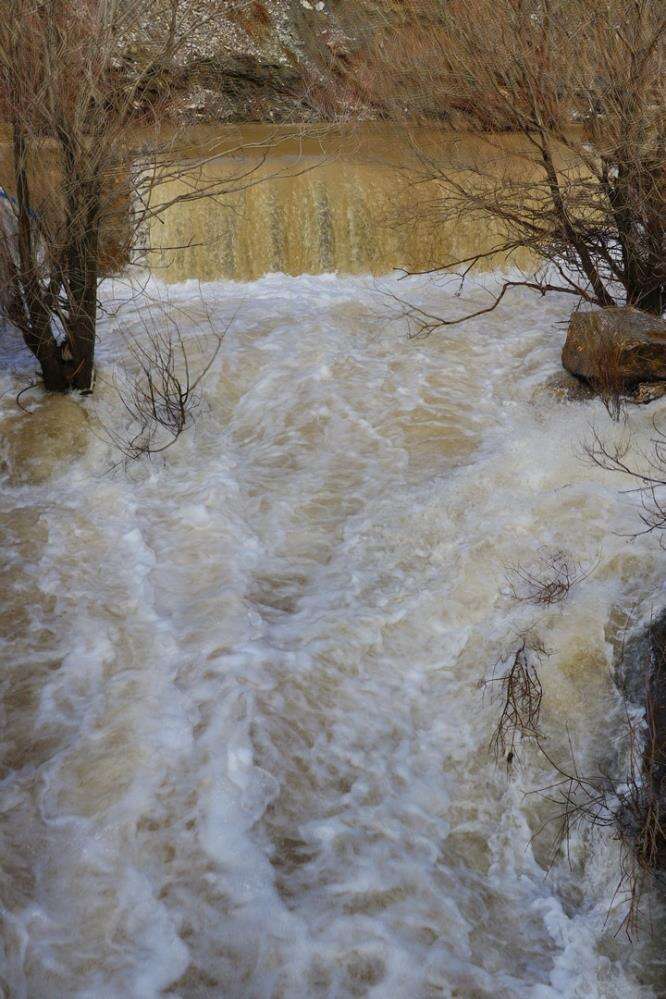 Konya’da kar suları Göksu’yu yeniden coşturdu 10